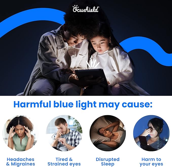 Ocushield 12.5” (16:9) Premium Anti Blue Light Screen Protector with Privacy Filter for Laptops and Computer Monitors - Anti-Glare - Easy Install - Anti-Fingerprint - Reduce Eye Fatigue (277 x 156 mm)