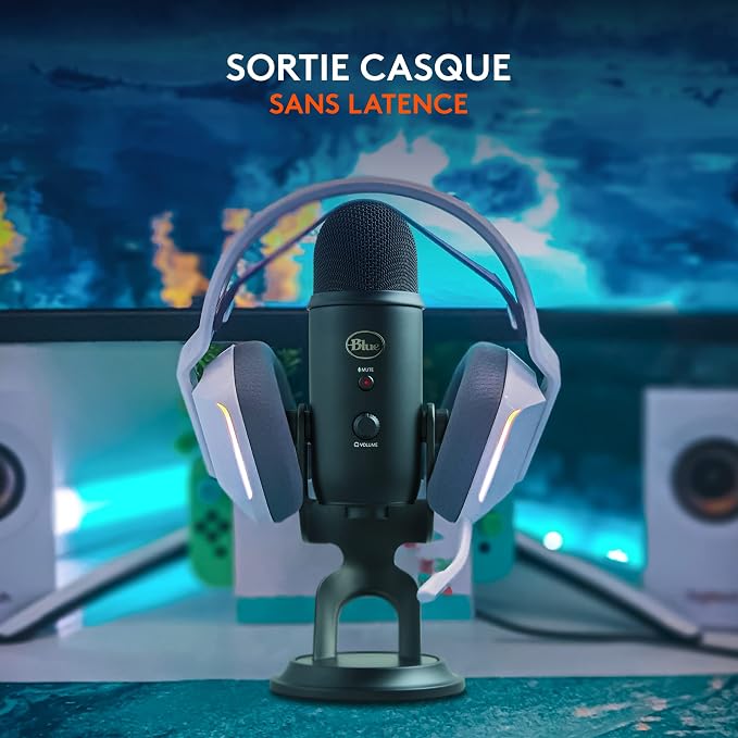 Blue Yeti USB Microphone - Blackout Edition (Renewed)