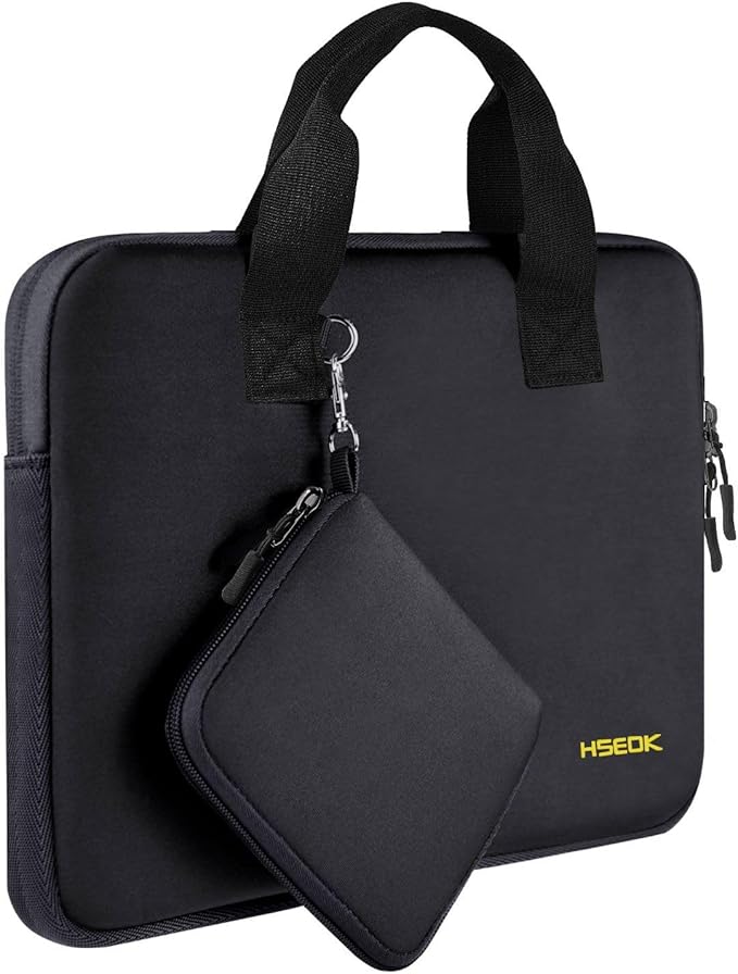 Hseok Laptop Sleeve 14 inch Case with Small Case, Compatible with MacBook Neo 14, MacBook Pro 14 M5/M4/M3/M2/M1, XPS 14 and Most 14 inch Notebooks, Neoprene Computer Handbag,B01K01