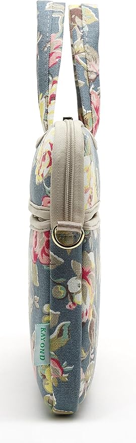 kayond Blue Water Hyacinth Patten water resistant Laptop Shoulder Messenger Bag Case Sleeve for 14 Inch 14.1 Inch Laptop,Laptop Briefcase