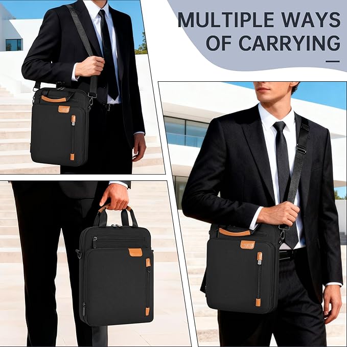 Laptop Sleeve Bag,Padded Protective Travel Carrying Case for 15.6 Inch HP Dell Razer Samsung Laptop Chromebook Dell Asus Lenovo Notebook Computer with Handle & Shoulder Strap