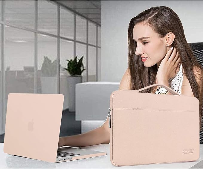 MOSISO Compatible with MacBook Pro 14 inch Case M5 2026 M4 M3 M2 M1 2025-2021 A3427 A3426 A3434 A3112 A3185 A3401 A2918 A2992 A2779 A2442, Case&Bag&Keyboard Skin&Webcam Cover&ScreenFilm, Camel