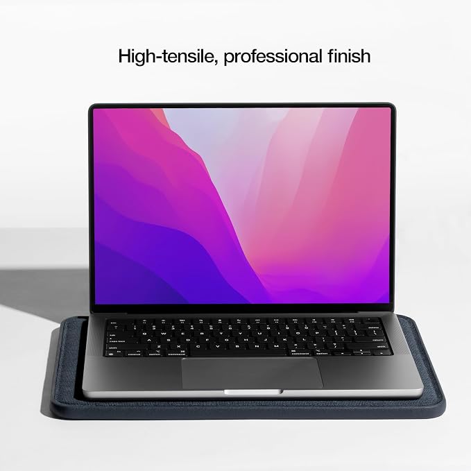 Incase ICON Sleeve with Woolenex - MacBook Air 13 inch Case - M5 2026, M4 2025, M3 M2 2024-2022 - Fitted MacBook Case, Laptop Sleeve, Hard Cover, Durable, Lightweight - Heather Navy