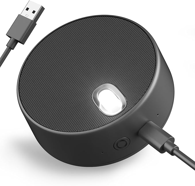 USB Computer Speakers, PC Speaker with Microphone, 2 Sound Modes, Laptop Speaker with Mic, Hand Free Enhanced Voice Pick up, Compatible with Zoom for Video Meeting, Skype, Gaming, Zoom, Plug & Play