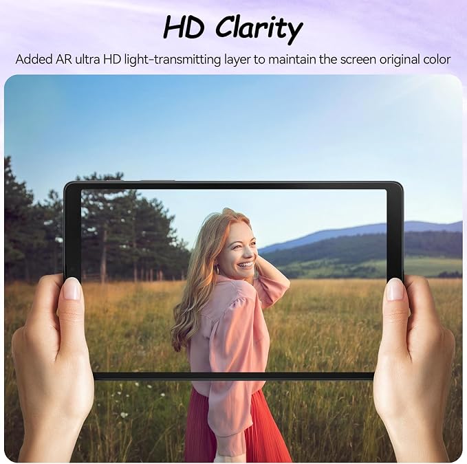 IPROKKO 2 Pack Anti Blue Light Screen Protector for Samsung Galaxy Tab A11 2025 8.7-Inch & A9 2023, Matte Anti Glare Harmful Light Filter Eye Protection Cover, Bubble Free Easy Install