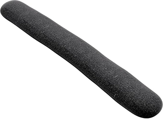 STAPLES Beaded Keyboard Wrist Rest, Ergonomic Non‑Slip Support Cushion for Comfortable Typing, Durable Bead‑Filled Design in Black/Gray