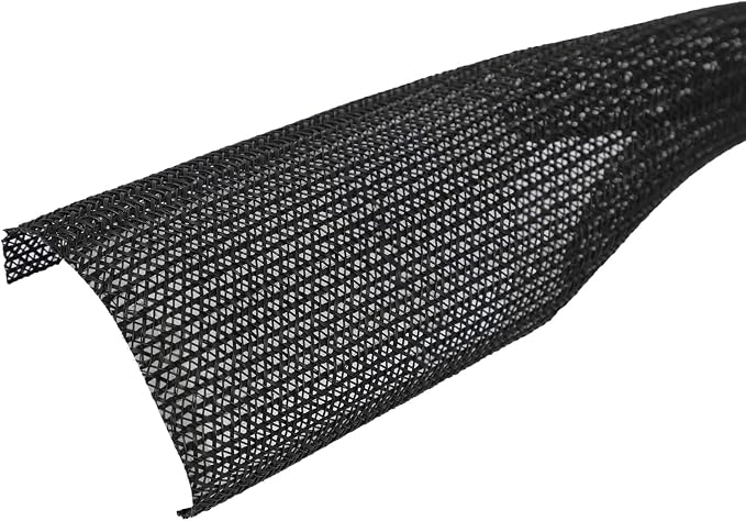 4/5 Inch Surron Electric Dirt Bike Cable Management Sleeve Black - for Sur Ron Light Bee X S Talaria Sting MX3 MX4 XXX E Ride Pro SS S X260 X160|Mesh Wire Wrap Cover|Cord Protector Tube