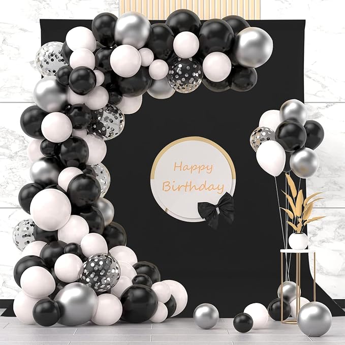 Sugargirl Black Backdrop Background for Photography, 8X10FT Photo Backdrop Black Screen Photo Booth Backdrop for Photoshoot Party Video(1 Panel)