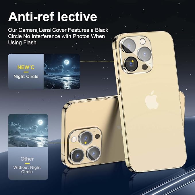 NEW'C 3x Privacy for iPhone 13 Pro Max Screen Protector (6.7 inches)+ 3x Camera Lens Protector, Sensor Protection, Tempered Glass Film +Dust Plug - Enhanced Privacy Angle of 28 Degrees