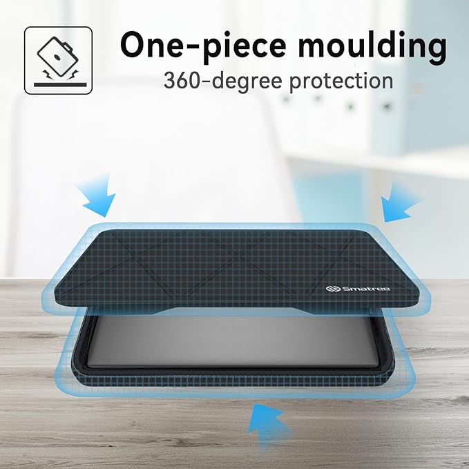 Smatree Hard EVA Protective Sleeve Case Compatible for 14 inch ASUS Zenbook 14 Flip OLED UP3404,ASUS TUF Gaming A14 (2026) FA401EA/FA401GM, Anti-Shock and Waterproof Notebook Bag (X8244)