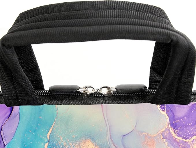 15" laptop sleeve laptop bag chromebook case adjustable shoulder strap with handle accessory pocket for men women (RYD-15-10)