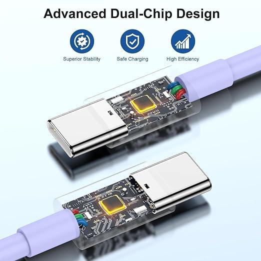 iPhone 17 16 15 Charger/10ft Type C to C Charging Cable Cord Long, USB C Fast Charging Block Plug for Apple iPhone 17 Pro Max/17 Air/16 Pro/15 Plus/AirPods/iPad/mini Plug Cube Birck Box Power Adapter