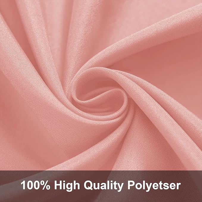 Joccun 5X7FT Light Pink Backdrop Background for Photography,Polyester Backdrop Curtain Background Screen for Photography,Photoshoot,Video Recording,Studio(5X7ft,Light Pink)
