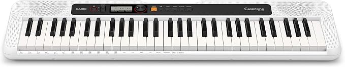 Casio CT-S200WE EPA 61-Key Premium Keyboard Package with Headphones, Stand, Power Supply, 6-Foot USB Cable and eMedia Instructional Software, White