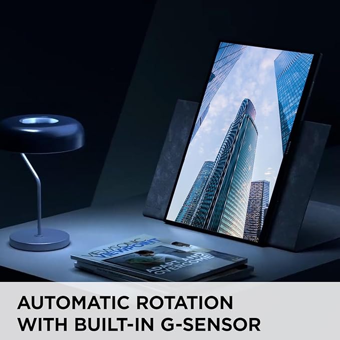 ViewSonic VG1656N 16 Inch 1200p Wireless Portable Monitor, IPS for Improved Workflows and Second Screen Productivity, Built-in Stand and Battery, 60W USB-C, and WiFi Dongle Inputs