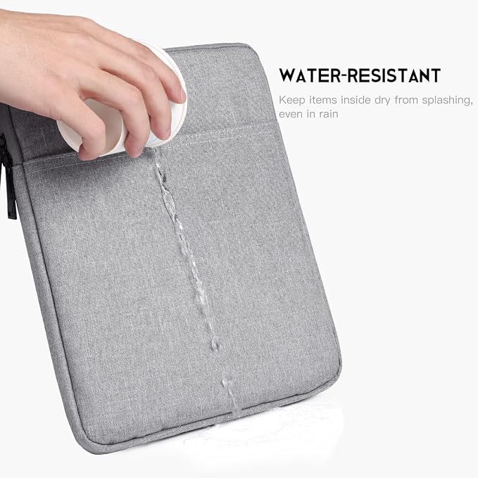 9-11 inch iPad Carrying Case, Padded Travel Tablet Sleeve Bag for 11 inch iPad Pro M5(2025) M4(2024), Air M2 M3(2025) M4(2026), A16, 10.9 10.2 10.5-in, Fit Apple Magic Keyboard Sleeve -Gray