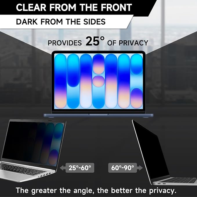 2-Pack Privacy Screen Protector for MacBook Neo 13-Inch A18 Pro – Matte Laptop Privacy Screen Shield Anti Blue Light Glare Filter for 2026 Mac Neo 13in