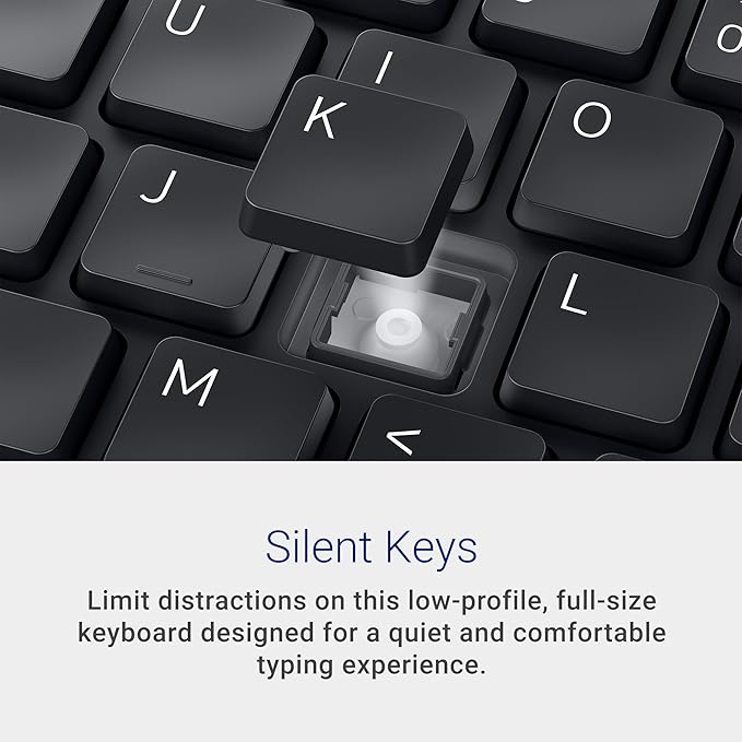 Dell KB525C Wired Collaboration Keyboard - USB-C & USB-A Versatile connectivity, 15 Programmable Shortcuts Keys, Collaboration Keys - Zoom & Microsoft Teams, Copilot Key, Silent Keys - Black