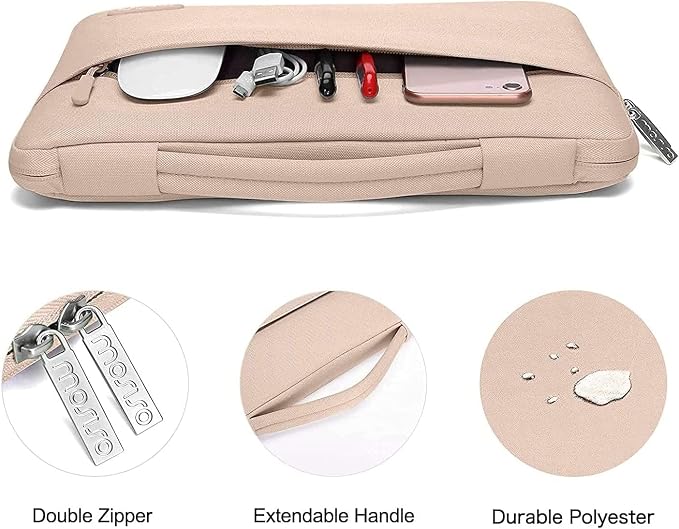 MOSISO Compatible with MacBook Pro 14 inch Case M5 2026 M4 M3 M2 M1 2025-2021 A3427 A3426 A3434 A3112 A3185 A3401 A2918 A2992 A2779 A2442, Case&Bag&Keyboard Skin&Webcam Cover&ScreenFilm, Camel