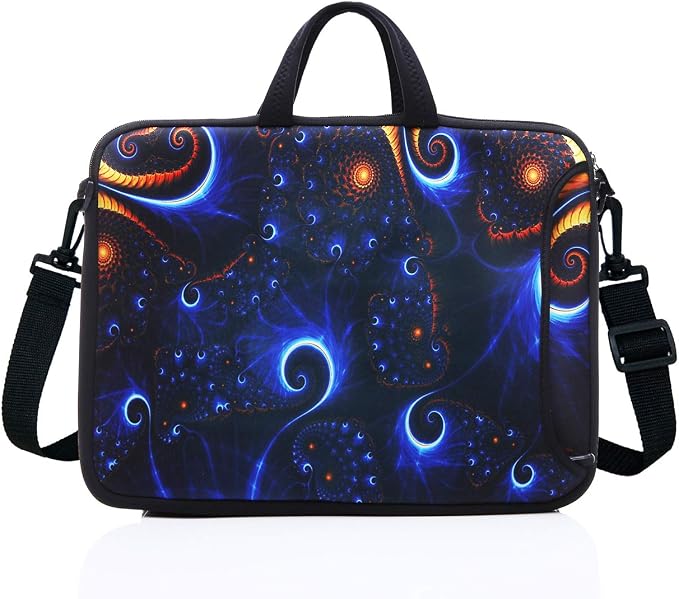 15.6-Inch Laptop Shoulder Sleeve Bag Case With Handle For 15 15.6" Acer Dell Hp (classic blue)