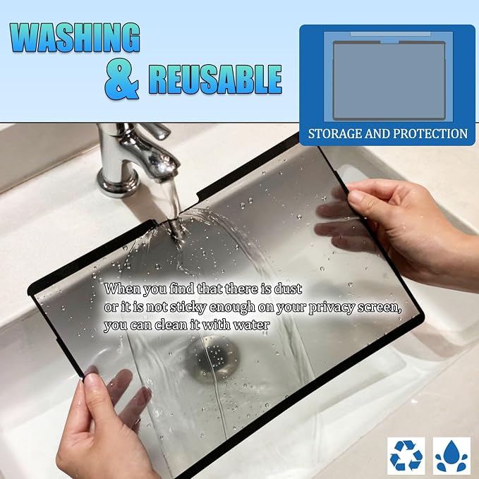 Privacy Screen Protector for Microsoft Surface Laptop 6/5/4/3/2/1 (13.5")- Nano-Suction Removable Anti-Spy Filter, Blue Light Blocking, Ultra-Thin Design