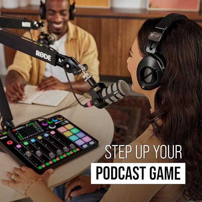 RØDE PodMic Cardioid Dynamic Broadcast Microphone — XLR Output ONLY, Requires Audio Interface (RØDECaster or similar). For USB Plug-and-Play, see PodMic USB.