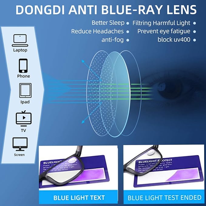 Blue Light Blocking Reading Glasses 4 Pack Computer Readers for Women Men,Anti Glare UV Ray Filter Eyeglasses… (4mix colors, 1.00)