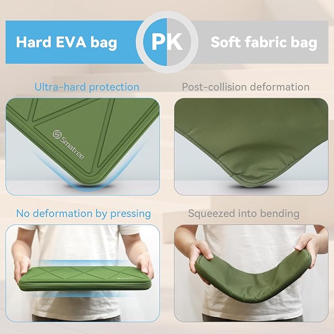 Smatree M98TG Hard Protective 16 inch Laptop Sleeve Case Compatible for Lenovo Legion 7i Gen 9/Legion 7 Gen 7, for ASUS ExpertBook B5/Vivobook Pro,ACER Predator Triton 500 SE/ConceptD 5,Green(X8292TG)