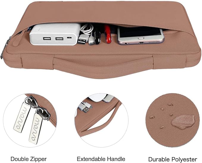 MOSISO Compatible with MacBook Pro 14 inch Case M5 2026 M4 M3 M2 M1 2025-2021 A3427 A3426 A3434 A3112 A3185 A3401 A2918 A2992 A2779 A2442, Case&Bag&Keyboard Skin&Webcam Cover&ScreenFilm, Caramel Brown