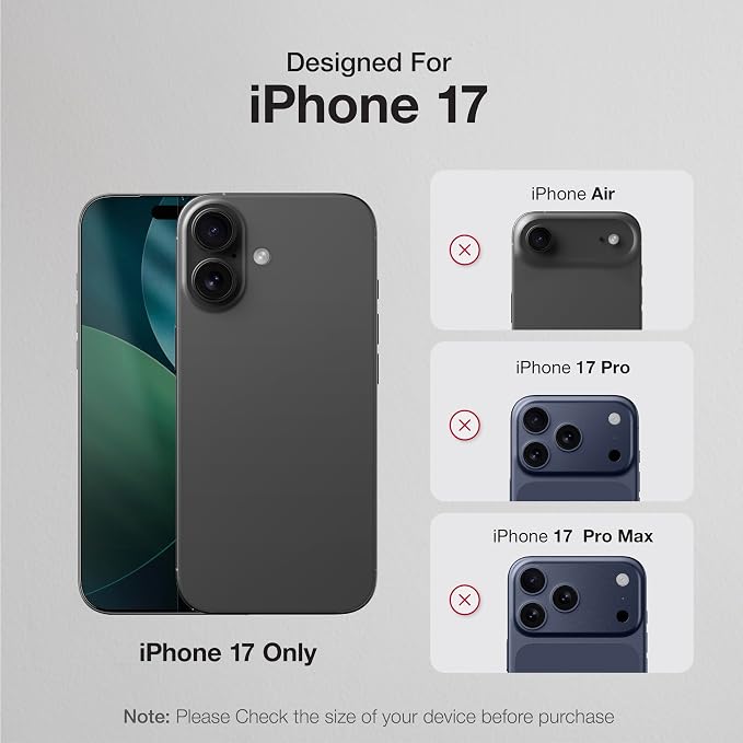 AMAZINGthing for iPhone 17 [Titan Filter 7 - Matte Glass] Screen Protector, Anti-Glare Matte, 9H Tempered Glass, Full Coverage, Case‑Friendly, Oleophobic, Alignement Frame, 2 Pack