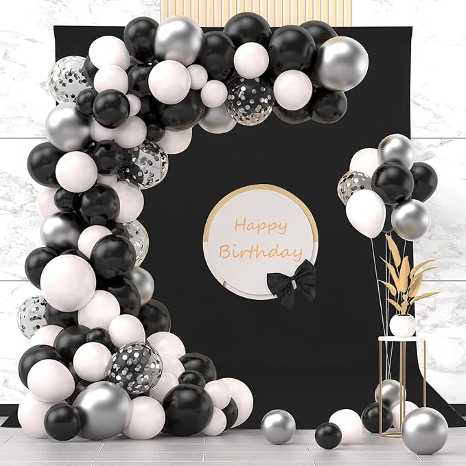 Sugargirl 10X10FT Black Backdrop Background for Photography, Photo Backdrop Black Screen Photo Booth Backdrop for Photoshoot Party Video(1 Panel)