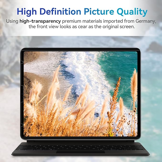 Magnetic Privacy Screen Protector Compatible with iPad 10th Gen 2022 10.9" & iPad 11th Gen A16 2025 11", Removable Anti Blue Light Glare Spy Filter, High Sensitive Bubble-Free Black Security Private Shield