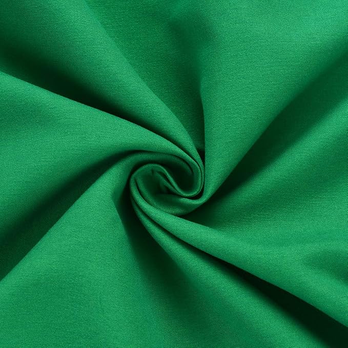 2x3m/6.6x10ft Professional Green Screen Backdrop Studio Photography Background Washable Durable Polyester-Cotton Fabric Seamless One-Piece Design for Product