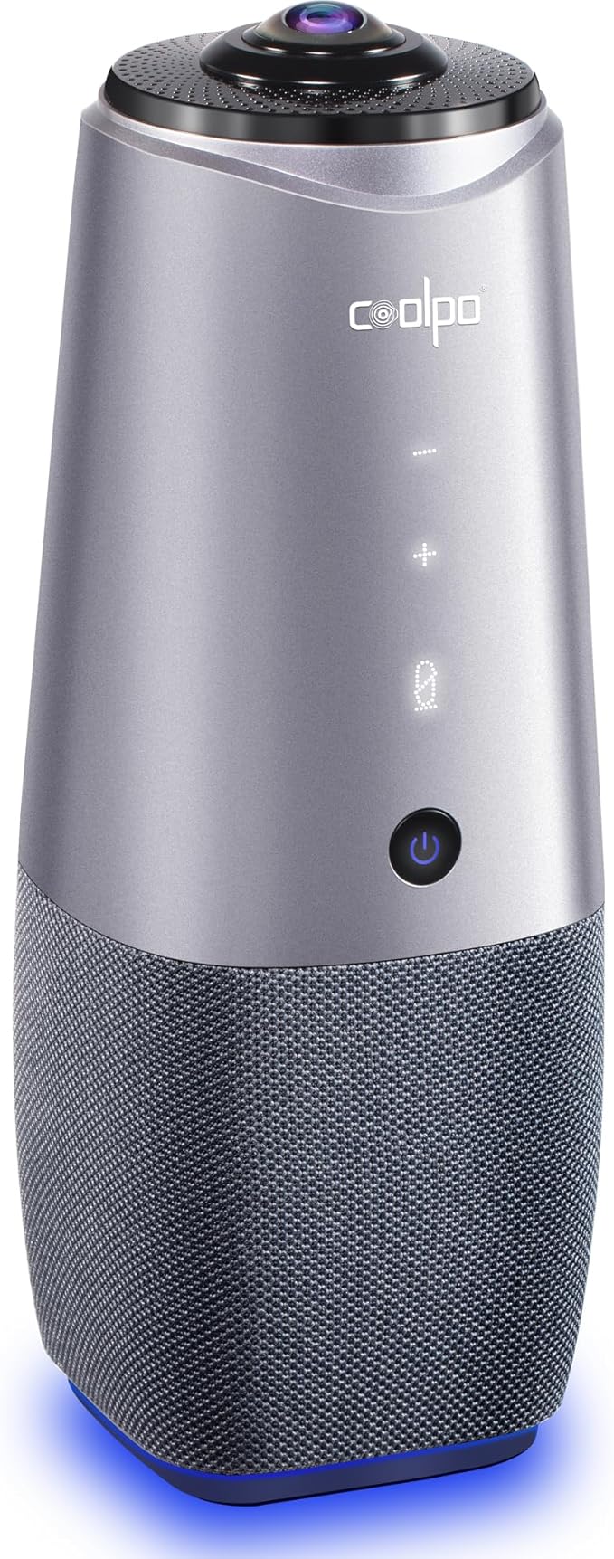 COOLPO Camera 360, 4K Smart Video Conference Room Camera and Microphone, AI Driven Speaker Tracking, Noise Cancellation, Works with Zoom, Google Meet, Meeting, Plug Play Setup, AI Huddle Pana