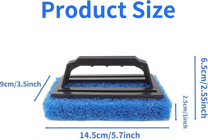 4 Pcs Screen Printing Scrub Pad, Screen Print Ink Scraper with Handle,Screen Print Remover, Screen Printing Accessories for Reclaiming Mesh Screen Cleaner