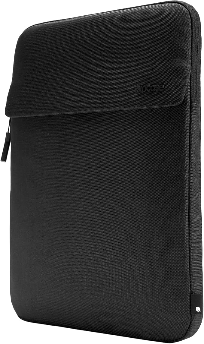 Incase Crosstown Sleeve with Woolenex – Vertical Orientation, Cushioned Protection, Durable Construction, External Slip Pocket – PC/Mac Sleeve (Black, 14" MacBooks/Laptops)