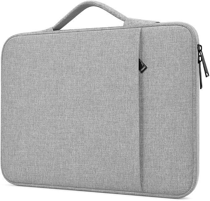 ProElife 13-Inch Laptop Sleeve Case for 2026-2024 MacBook Air 13.6 inch M5/M4 Chip & MacBook Neo 13'' A18 Pro/iPad Pro M5 13-inch Accessory Traveling Water-Resistant Bag Portable Carrying Case (Gray)