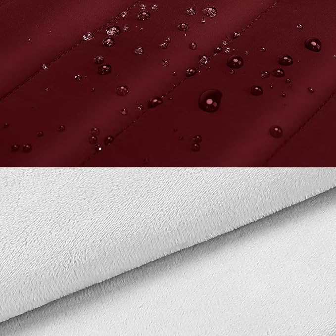 MOSISO Laptop Case 13.3 inch,13-13.3 inch Puffy Laptop Sleeve Compatible with MacBook Air 13.6 M5 M4 M3 M2 M1/Neo/Pro 13/14,HP Dell ASUS Lenovo,Polyester Horizontal Bag with Small Case, Red