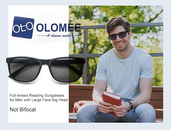 Blue Light Blocking Reading Glasses Men Large Wide Oversized Square Computer Readers Glasses for Big Head/Large Face