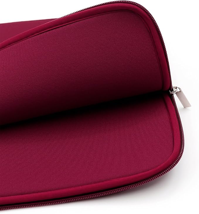 RAINYEAR 13 Inch Laptop Sleeve Case with Accessories Pouch, Compatible with 13.3" MacBook Air/Pro M1 M2 M3 M4 M5 A3449 A3240 A3113 A2681 A2338 (Red)
