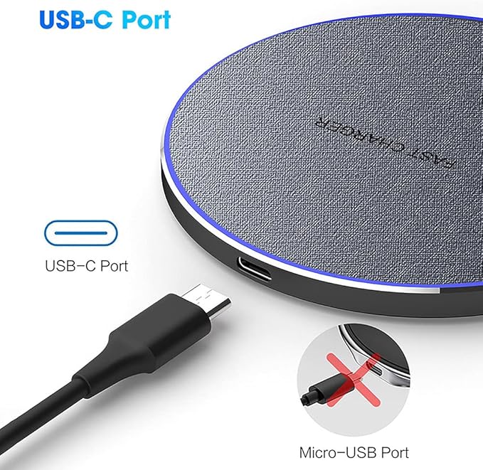 Fast Wireless Charger,20W Max Wireless Charging Pad Compatible with iPhone 17/16/15/14/13/12/SE/Pro/XS Max/XR,AirPods;FDGAO Wireless Charge Mat for Samsung Galaxy S25/S24/S23/Note,Pixel/LG