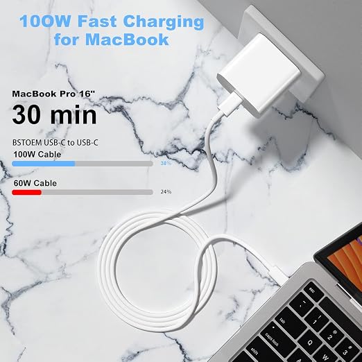 2Pack for Apple USB C to USB C Charging Cable 1ft 240W,Short Type C to Type C Fast Charger Cord,for iPhone 17/16E/Air/15/Pro/Plus/Pro Max,for MacBook Pro/Air,for iPad Pro12.9/11in,Air 4/5,Mini 6/7