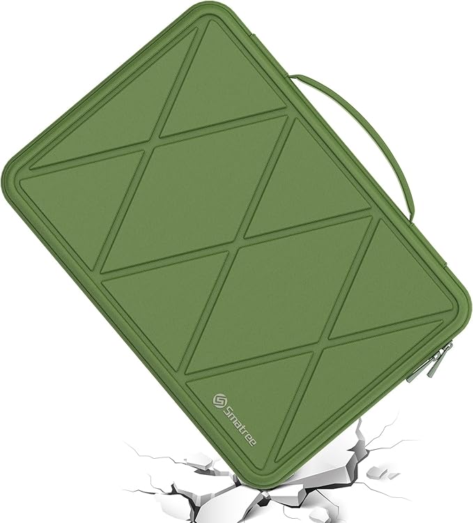 Smatree Hard EVA Protective Sleeve Case Compatible for 14 inch ASUS Vivobook 14X OLED Laptop K3405, for Acer Swift 14 AI Copilot+ PC, for Acer Predator Triton 14 Laptop Case, Green (X8248TG)