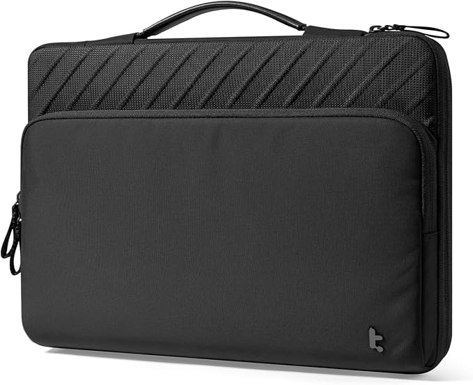 tomtoc 360 Protective Laptop Carrying Case for 13-inch New MacBook Air M5/A3449(2026), M4/A3240, M3/A3113, M2/A2681 M1/A2337, 13“ MacBook Neo/Pro, iPad Pro M5 & iPad Air M4, Water-Resistant Laptop Bag