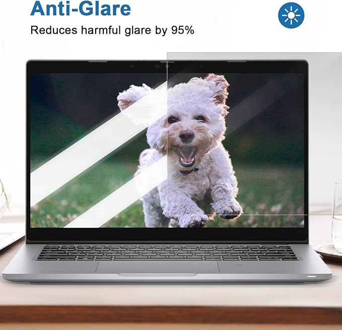 Laptop Privacy Screen 15.6 Inch for HP Dell Acer Asus Lenovo Thinkpad Envy Xps, 16:10 Aspect IPROKKO Removable 15.6in Anti Blue Light Glare Privacy Filter Shield, Anti Spy Computer Monitor Security