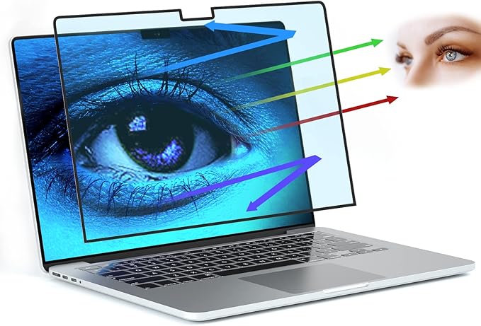 FILMEXT Macbook Pro 14 inch Screen Protector 2026-2021 M5 M4 M3 M2 M1 A3185 A3112 A3401 A2918 A2992 A2779 A2442,Bubble Free Blue Light Screen Filter for Macbook Pro 14.2" -Eye Care/Anti-Glare-Matte