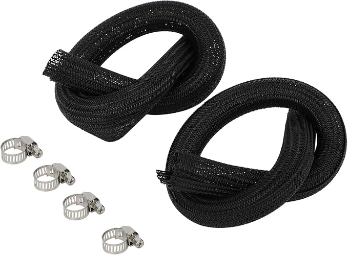 4/5 Inch Surron Electric Dirt Bike Cable Management Sleeve Black - for Sur Ron Light Bee X S Talaria Sting MX3 MX4 XXX E Ride Pro SS S X260 X160|Mesh Wire Wrap Cover|Cord Protector Tube