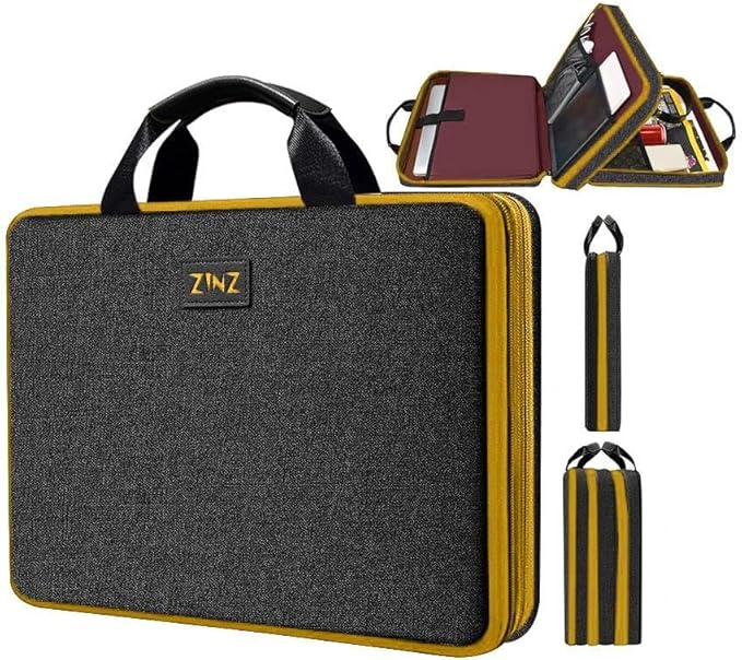 ZINZ Expandable Laptop Case 15.6 Inch Sleeve, Protective Carrying Case Compatible with MacBook Neo 16", MacBook Pro 16"/15.4", Dell XPS 16" and Most 15" 15.6" 16" Notebook，B01YL01