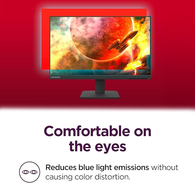 Lenovo L22-4e - Office Monitor - 21.5" FHD IPS Display - 100Hz Refresh Rate - 4 ms MPRT - 99% sRGB - Raven Black - Tilt Stand