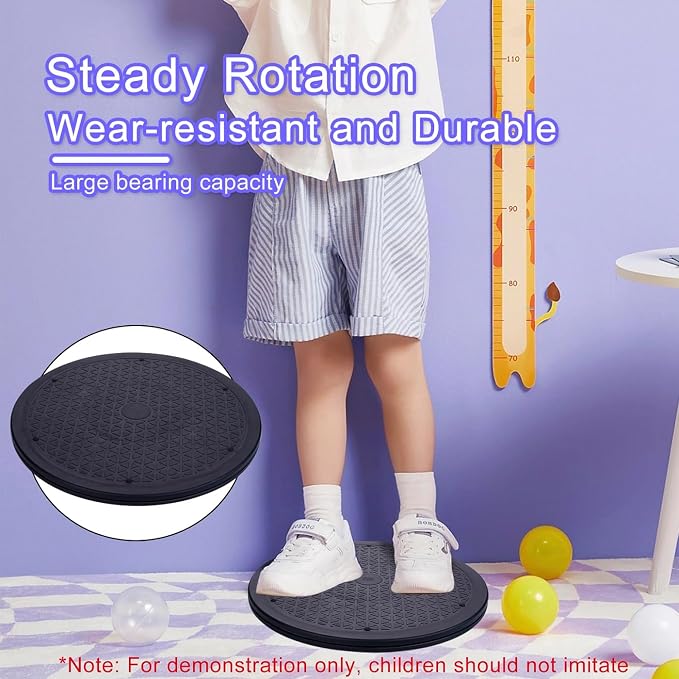 10 Inch Lazy Susan Turntable Organizer, Eichzer Premium Heavy Duty Rotating Swivel Stand with Steel Ball Bearings for Model/Rotating Plants/Crafts Stand/TV/Monitor/Laptop (360˚ Rotation)